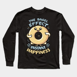 The Bagel Effect Instant Happiness Long Sleeve T-Shirt